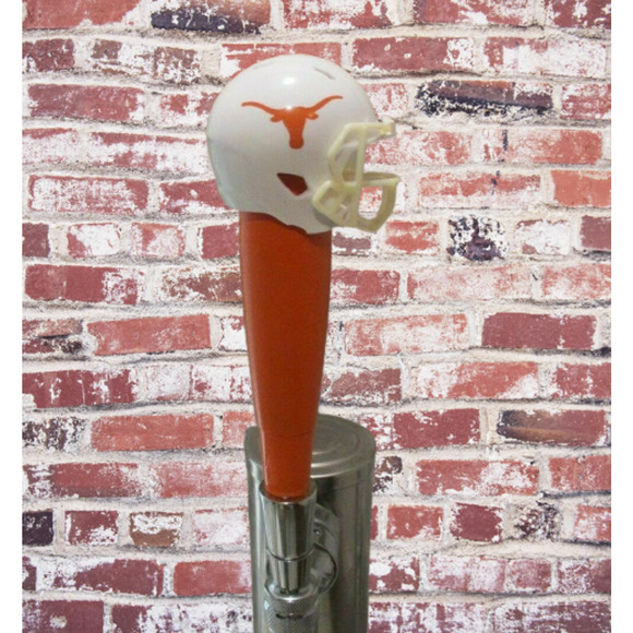NCAA Texas Longhorns Beer Tap Handle Kegerator Football Brew Ale Bevo UT - Picture 2 of 3